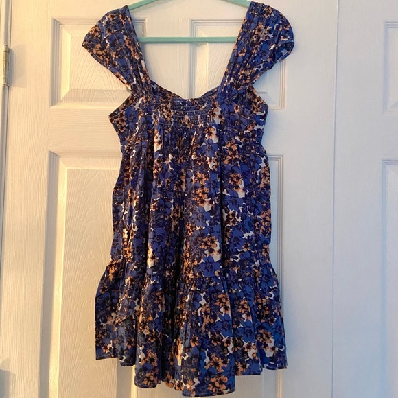 Free People Pattern Play Floral Mini Dress - Picture 8 of 12